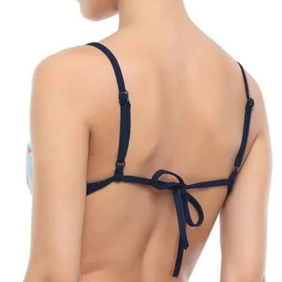 JETS AUSTRALIA Retro Striped Bikini Top - Picture 2 of 8